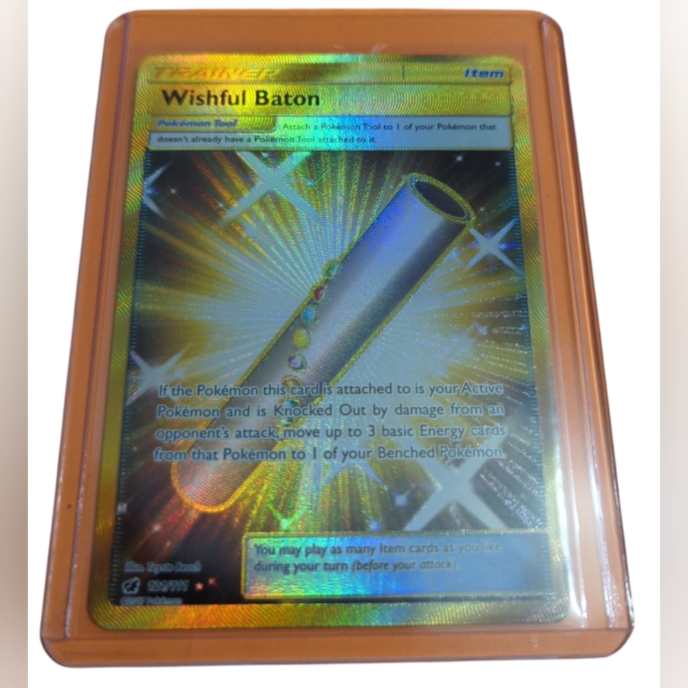 Wishful Baton Pokémon Card In excellent condition.